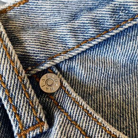 UNIF Vada Denim Shorts Distressed Cuffed - Picture 7 of 10